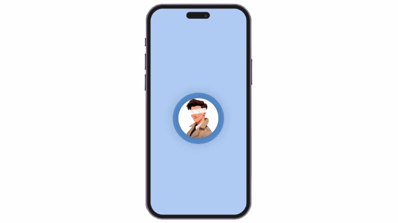 Influencer Digital Card Example